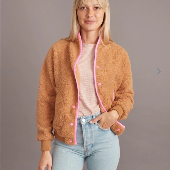 COPY - Marine Layer Sherpa Fleece Jacket. Large. - Picture 3 of 6